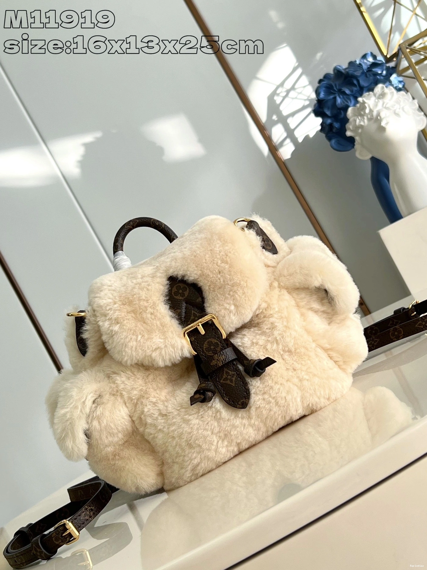 Cheap Ski Teddy Backpack Nano Vuitton Louis 0803